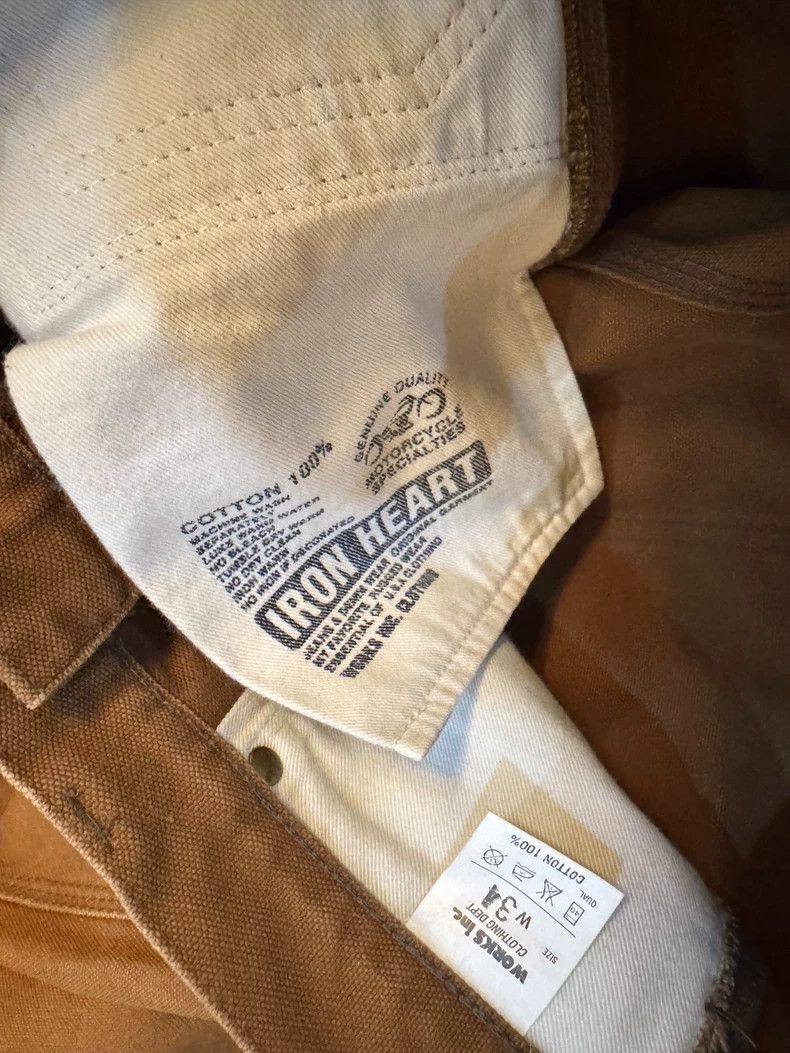 Iron Heart Iron heartHeavy canvas brown workwear pants 2503-Nextarrow Size US 34 / EU 50 - 4 Thumbnail