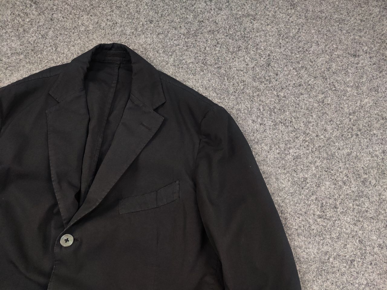 PIOMBO Piombo Italy Design Black Cotton Casual Blazer Jacket Size US L / EU 52-54 / 3 - 4 Thumbnail