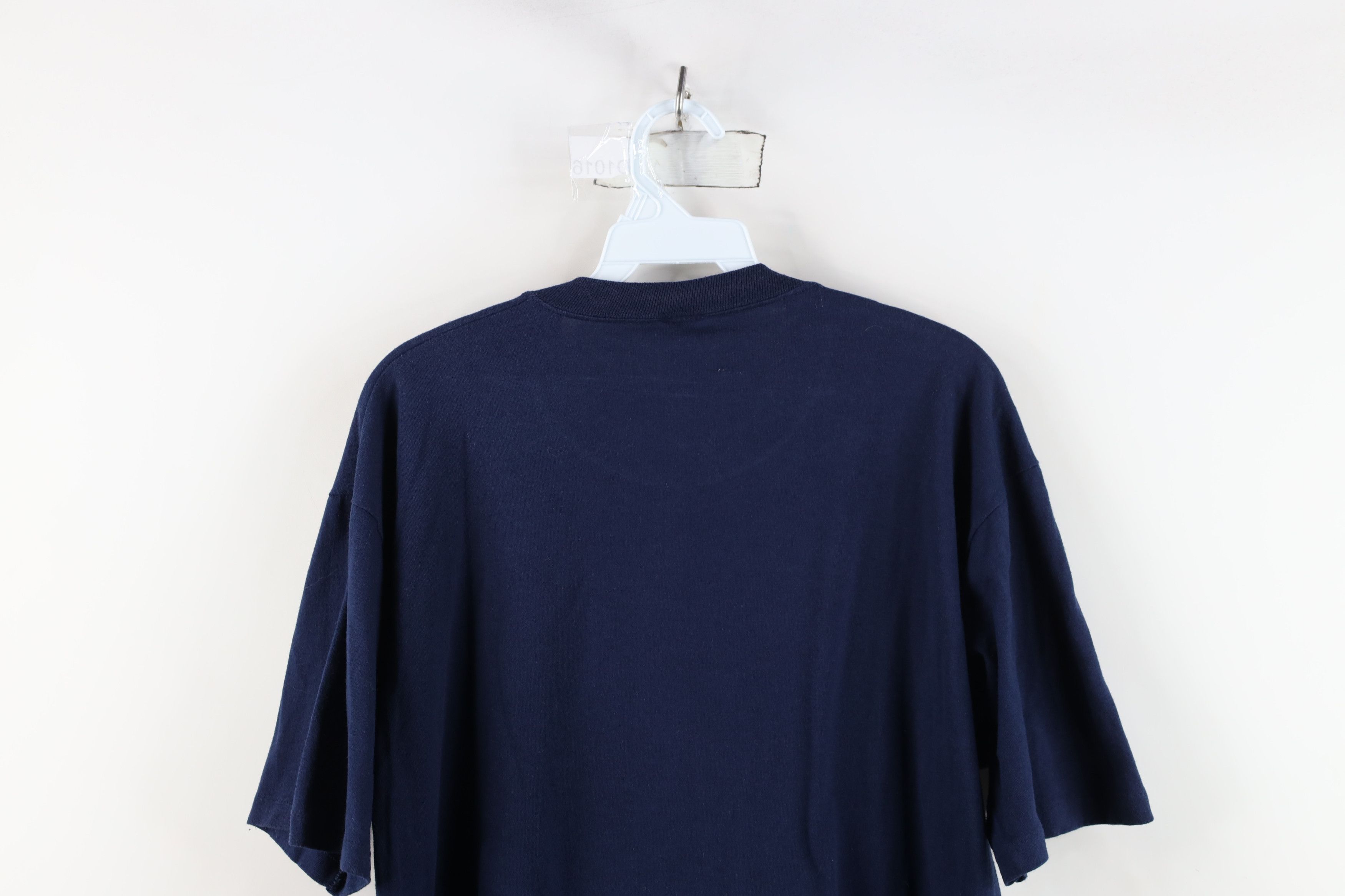 Vintage Vintage 90s Streetwear Beach Lighthouse T-Shirt Blue USA Size XL / US 12-14 / IT 48-50 - 12 Thumbnail