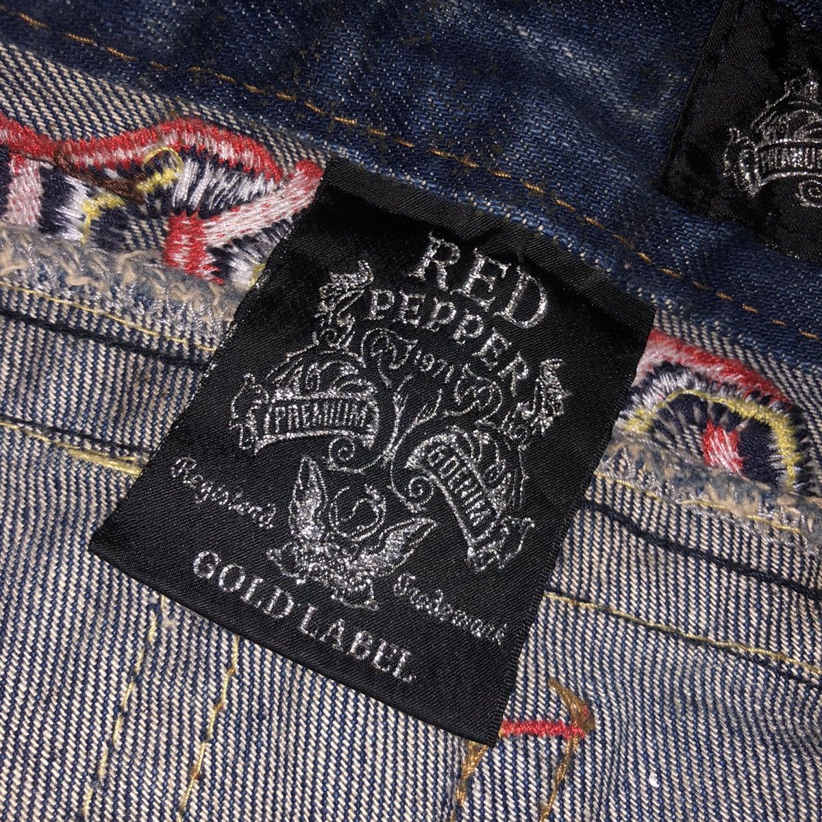 Designer × Japanese Brand × Vintage Vintage Japanese Brand Red Pepper Denim Jeans Size US 30 / EU 46 - 25 Thumbnail