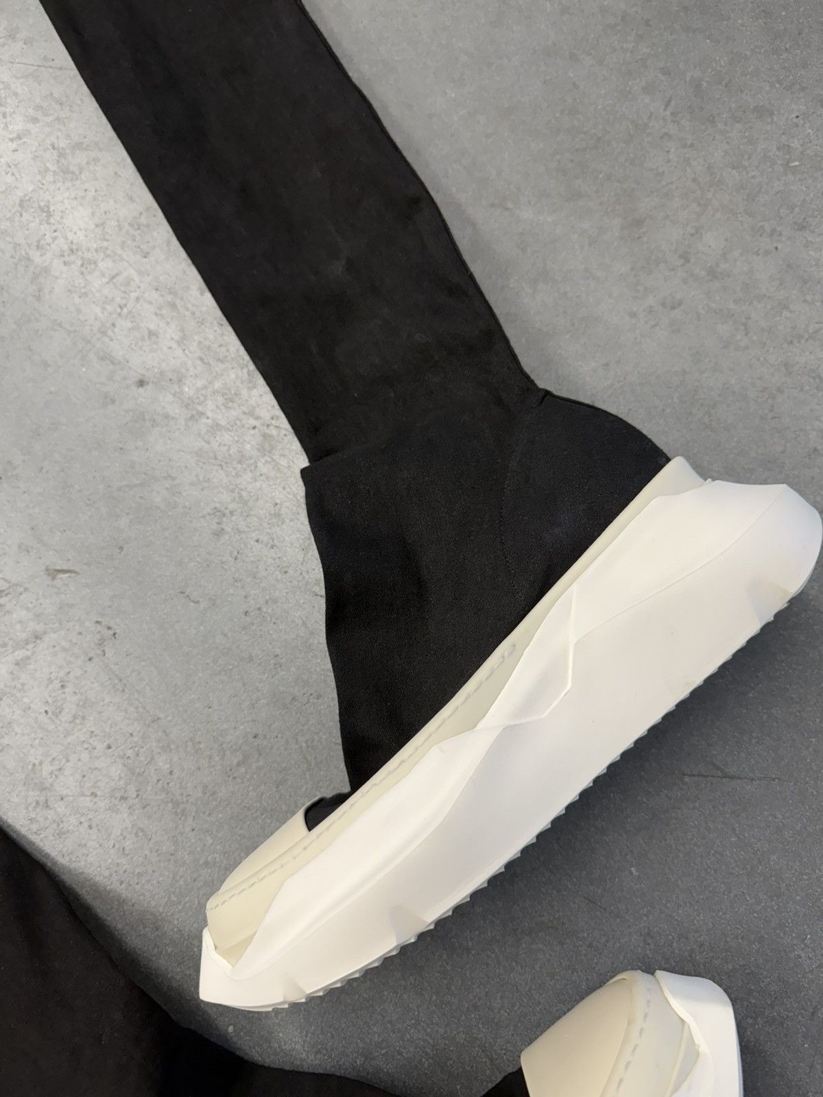 Rick Owens Drkshdw Rick Owens DRKSHDW Abstract Stockings Denim Boots Size US 11 / IT 41 - 3 Thumbnail