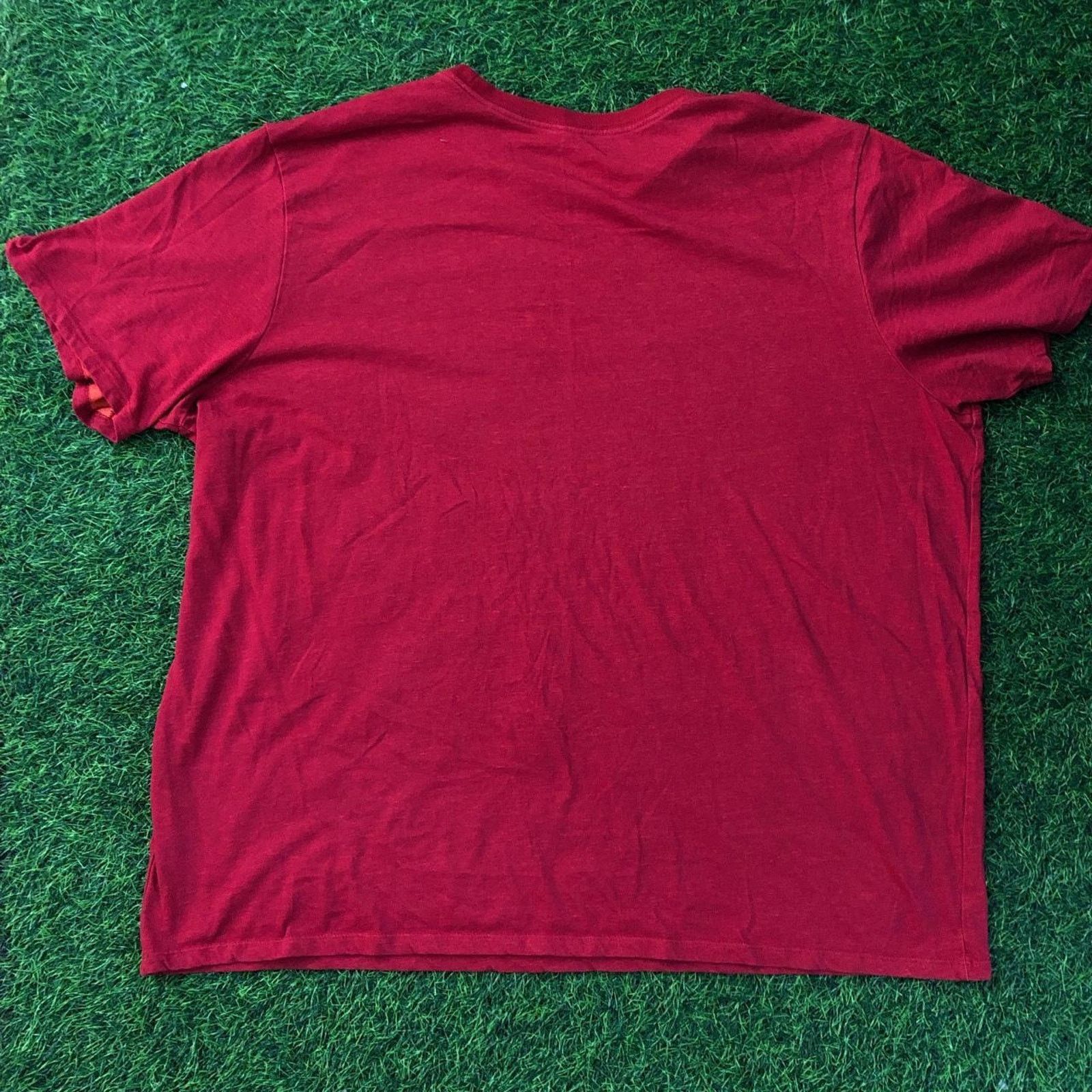 Nike Men’s Red Nike Swoosh Logo Graphic Tee Size US XXL / EU 58 / 5 - 2 Thumbnail