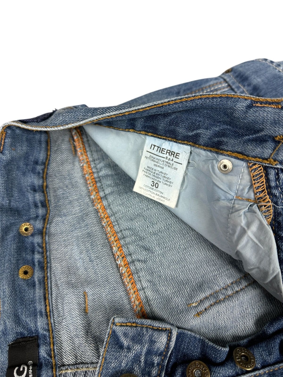 Dolce & Gabbana × Vintage Vintage Y2K Dolce & Gabbana Denim Cargo Shorts Size US 30 / EU 46 - 11 Thumbnail