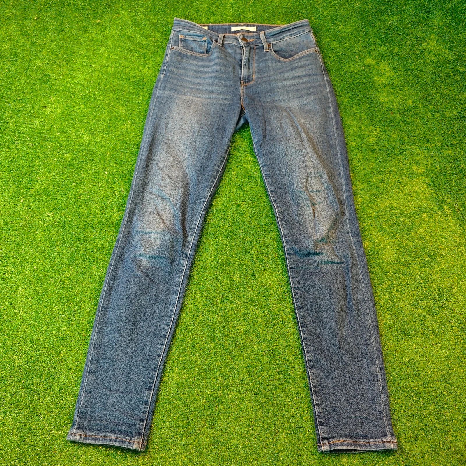 Levi's Levi's 721 Jeans Womens 28 blue high rise skinny denim Size 28" / US 6 / IT 42 - 2 Thumbnail