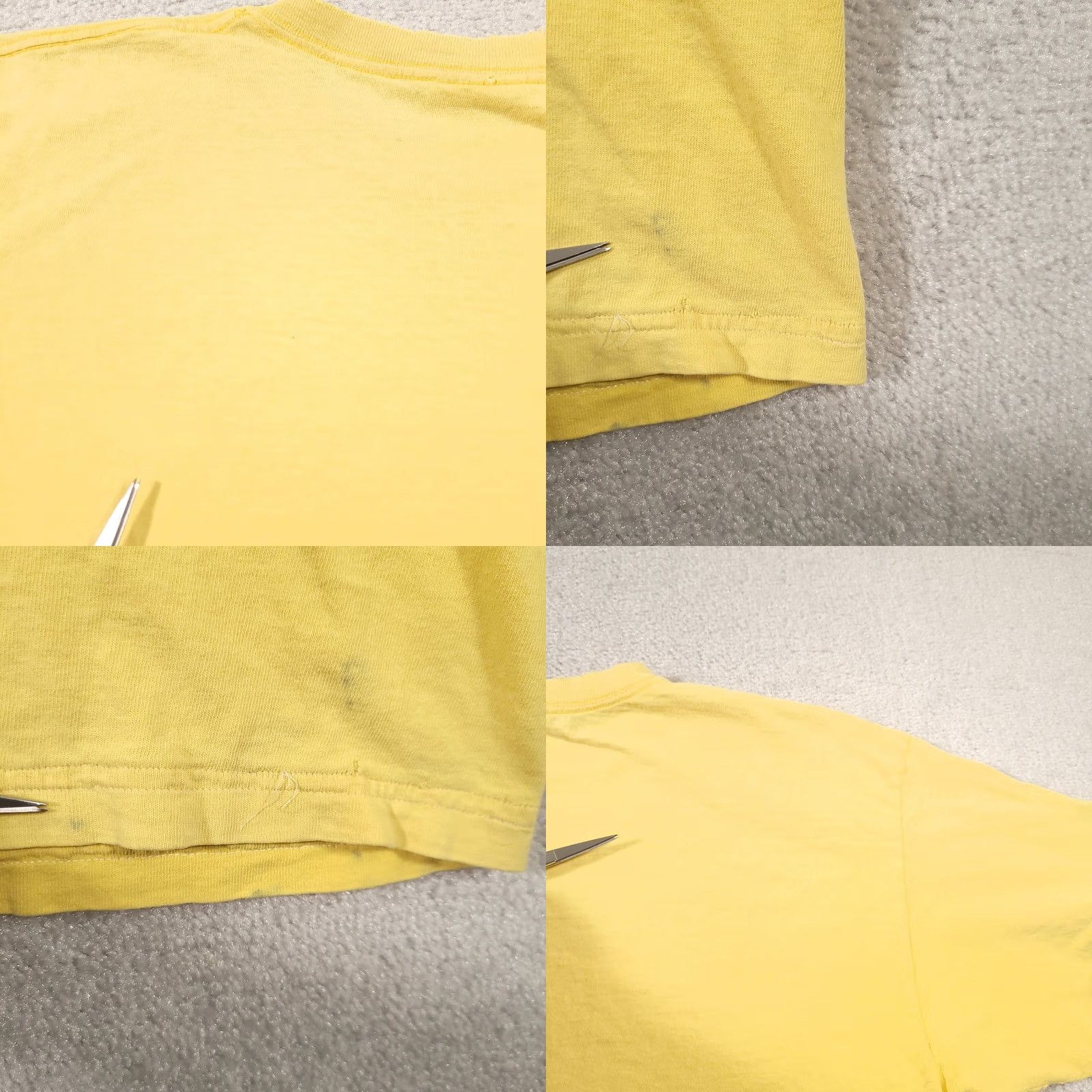 Nike VINTAGE Nike Shirt Mens XL Yellow Swoosh Short Sleeve Crewneck Faded Grunge Size US XL / EU 56 / 4 - 9 Thumbnail