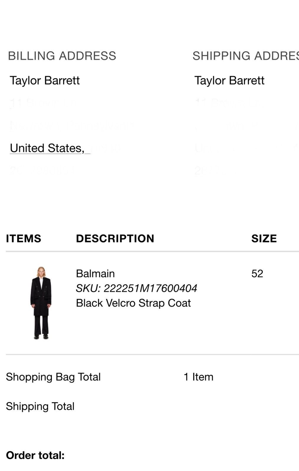Balmain Black Velcro Strap Coat Size US L / EU 52-54 / 3 - 7 Thumbnail