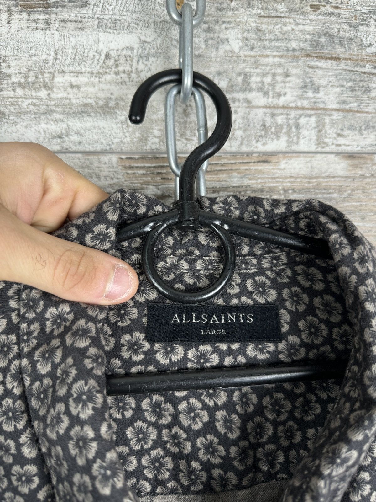 Allsaints Mens AllSaints GIRARD LS SHIRT button up Hawaiian crazy Size US L / EU 52-54 / 3 - 5 Thumbnail