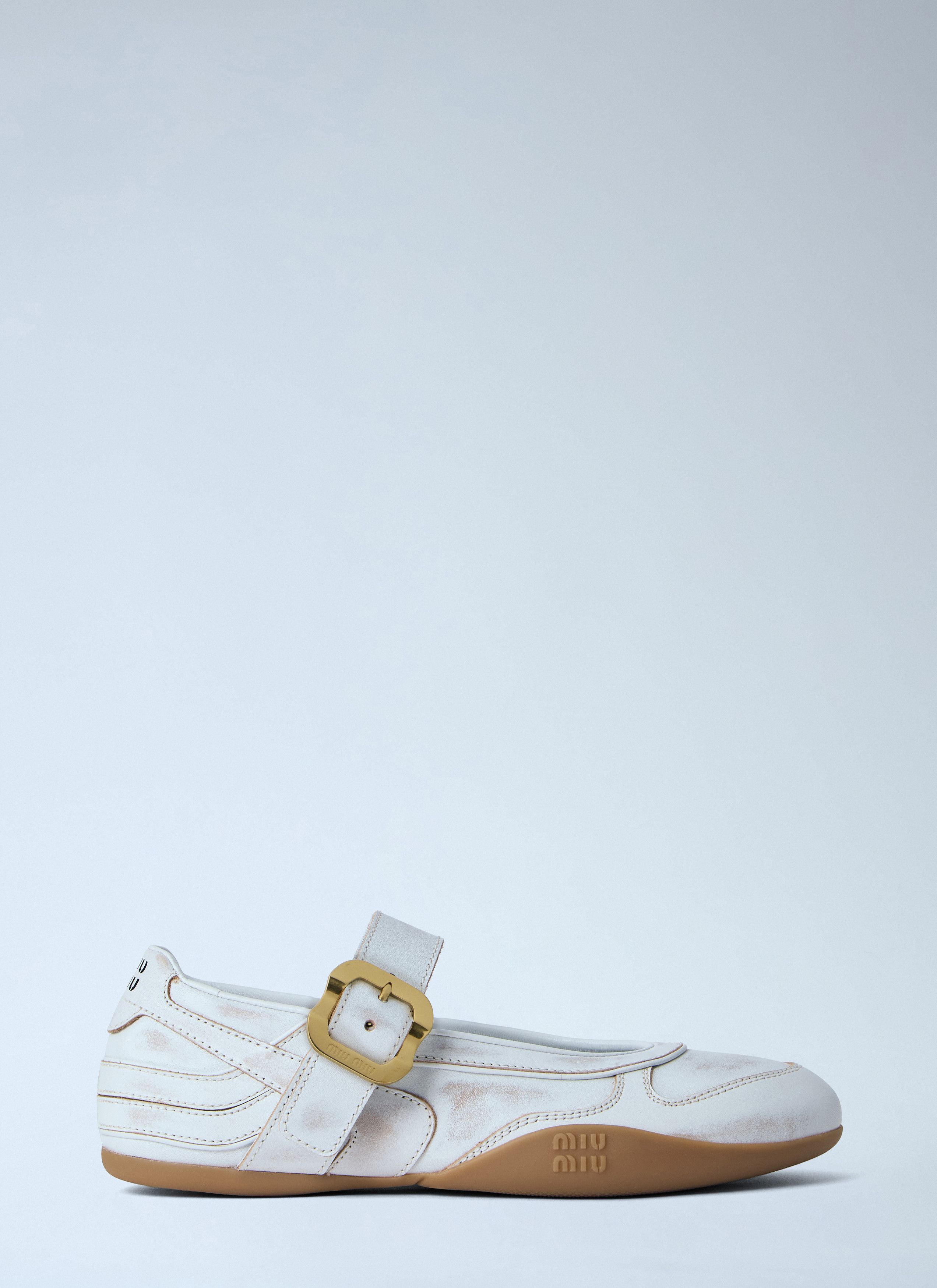 Miu Miu Gymnasium Ballerina Flats Size US 8 / IT 38 - 1 Thumbnail