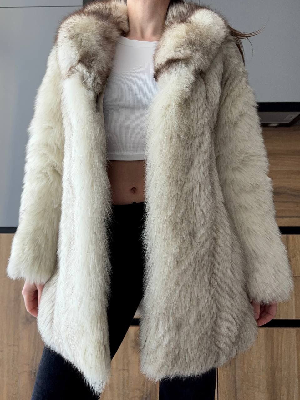 Vintage Vintage Y2K Fur Coat Size S / US 4 / IT 40 - 1 Thumbnail