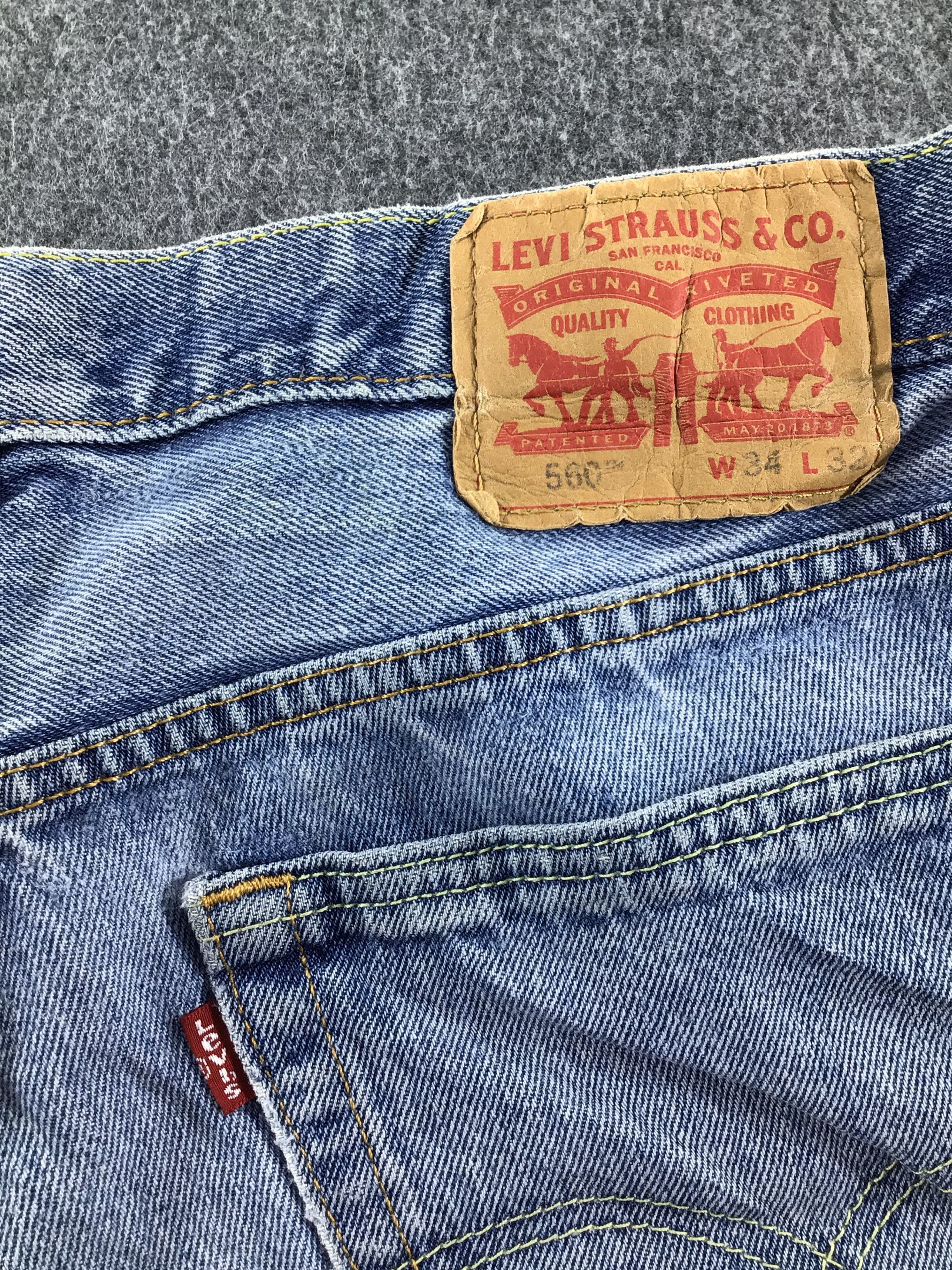 Levi's Vintage Levis 560 Jeans-J462 Size US 34 / EU 50 - 5 Thumbnail
