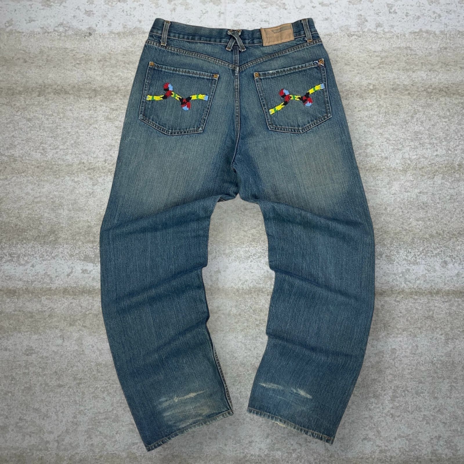 LRG × Streetwear × Vintage Vintage Y2K Skater Wide Leg Jeans