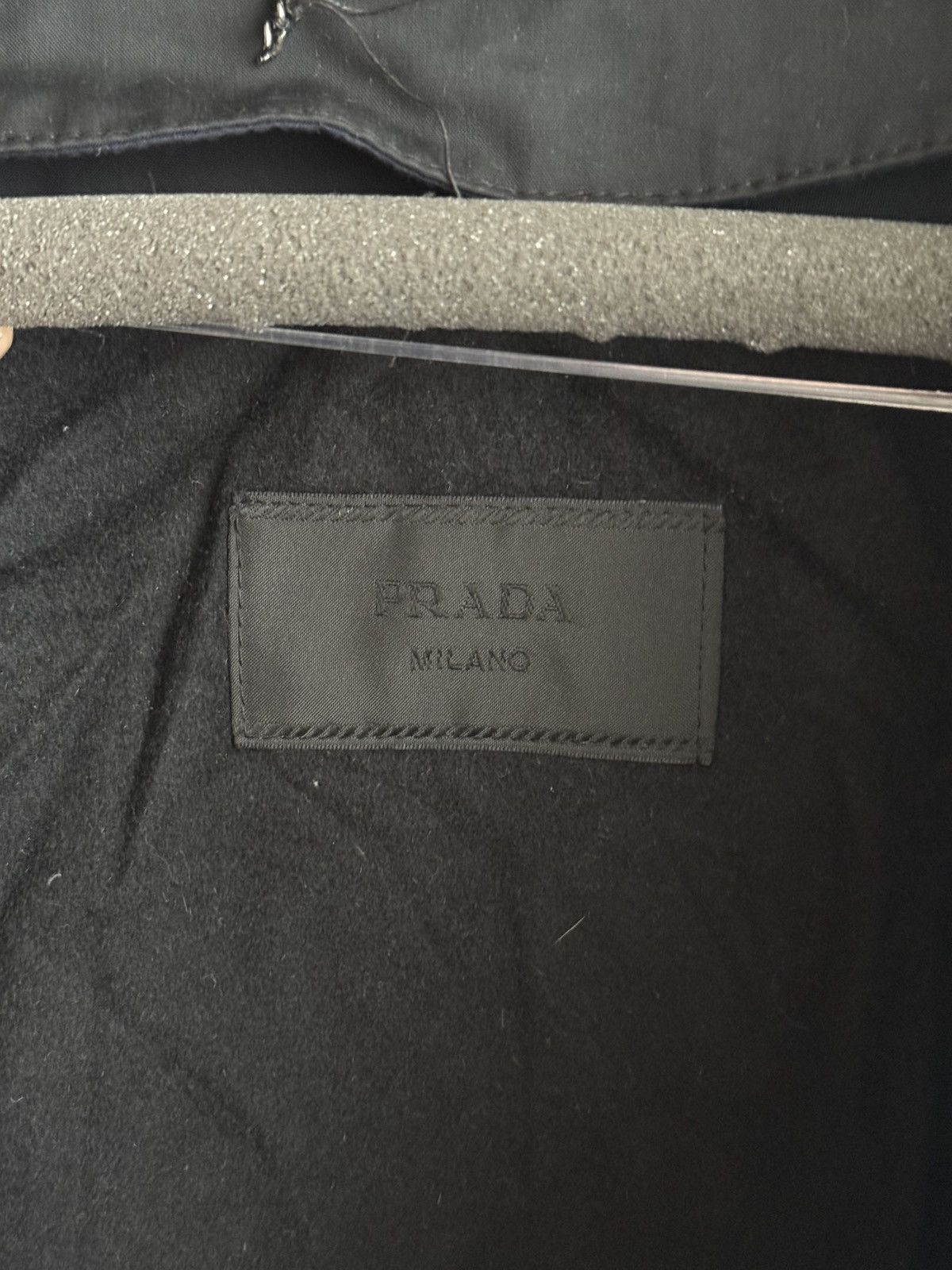 Prada Prada Milano Black Technical Trench Coat Wool/Cashmere Liner Size US M / EU 48-50 / 2 - 11 Thumbnail