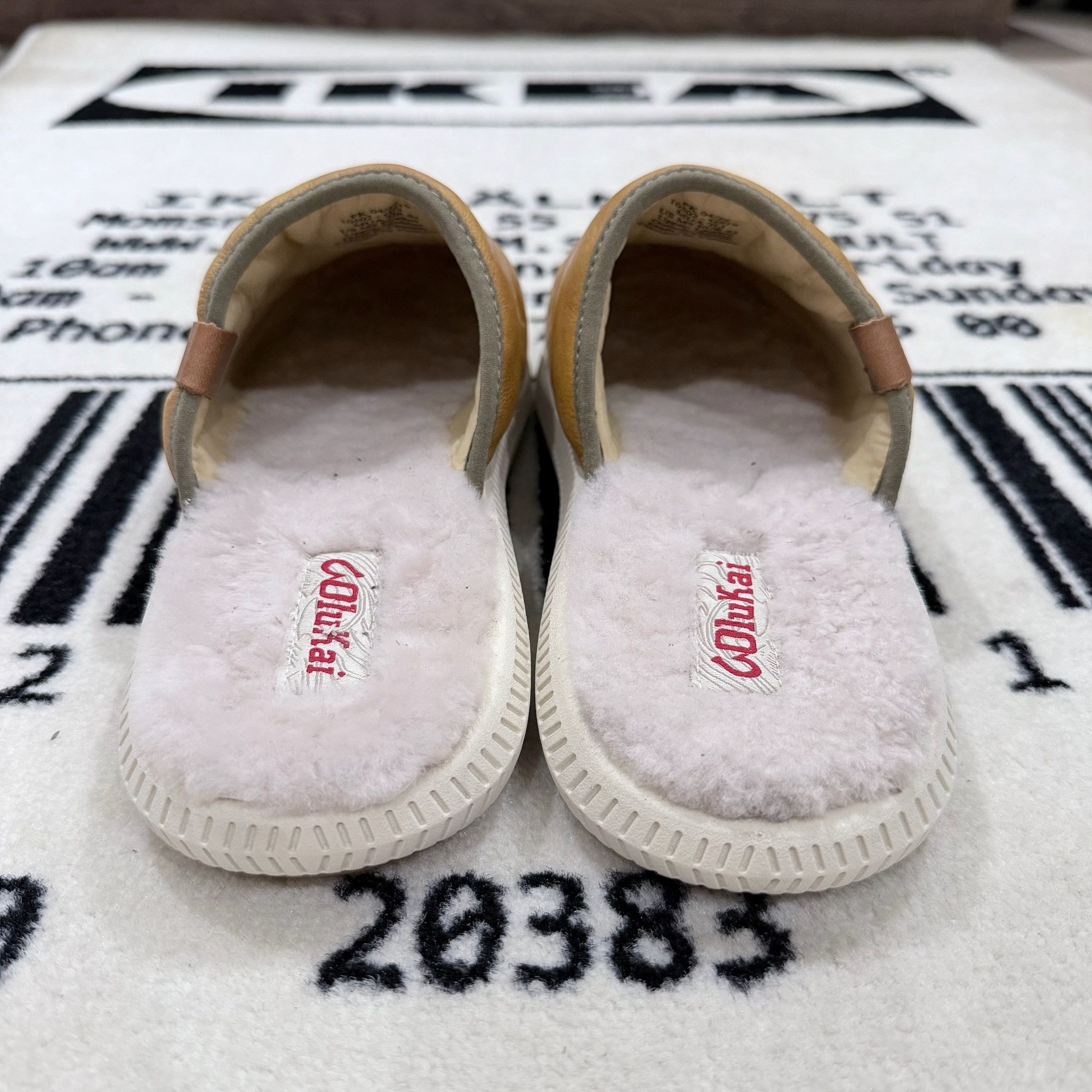 Olukai Olukai Mua’Ili Leather Slippers Shearling Lining Mule Size US 9 / EU 42 - 5 Thumbnail