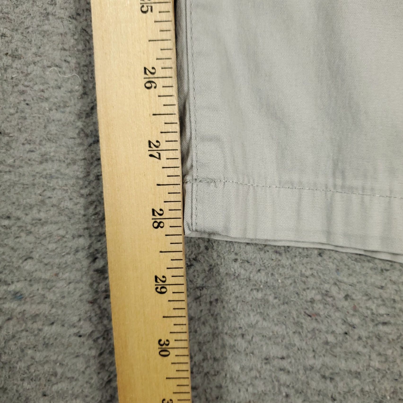 Vintage Bird Dogs Pants Mens 32x28 Gray Stretch Chino Trousers Sl ash Pocket Flat Front Regular Size US 32 / EU 48 - 6 Thumbnail
