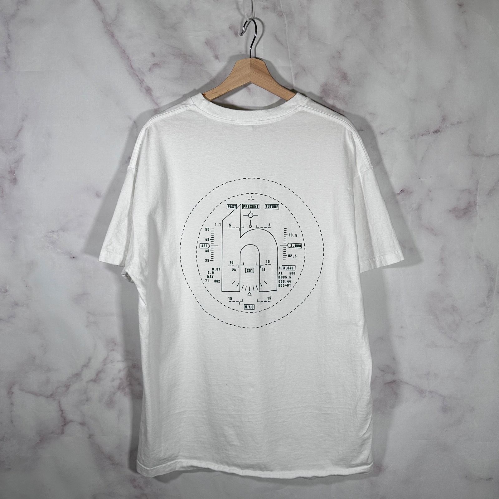 HIDDEN Hidden NY White/Green Navigation Tee Size US L / EU 52-54 / 3 - 1 Thumbnail
