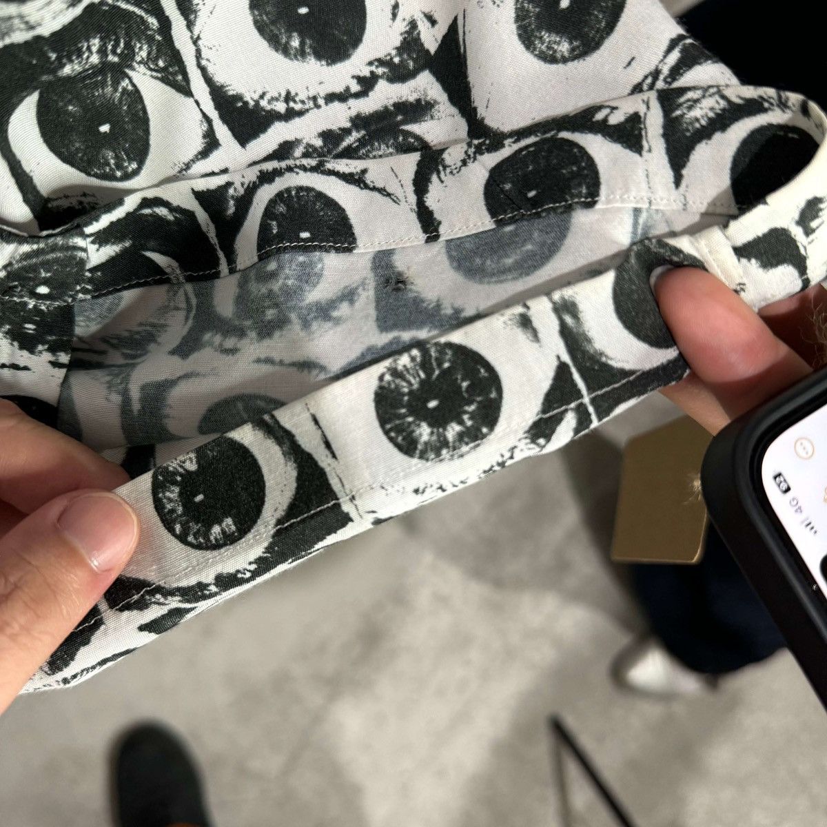 Comme des Garcons × Supreme Supreme x CDG Eyes S/S Shirt Size US S / EU 44-46 / 1 - 9 Thumbnail
