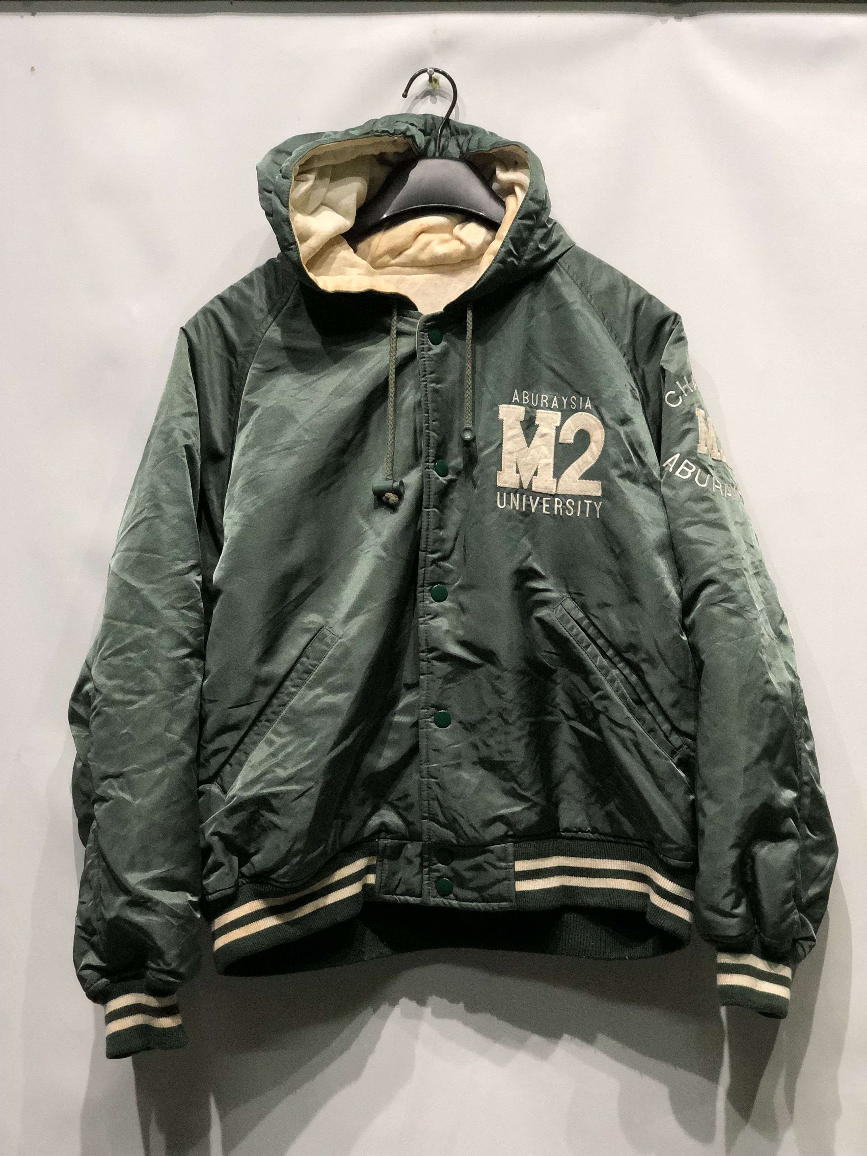 Vintage Vintage Aburaysia University Varsity Bomber Jacket Size US XL / EU 56 / 4 - 1 Thumbnail