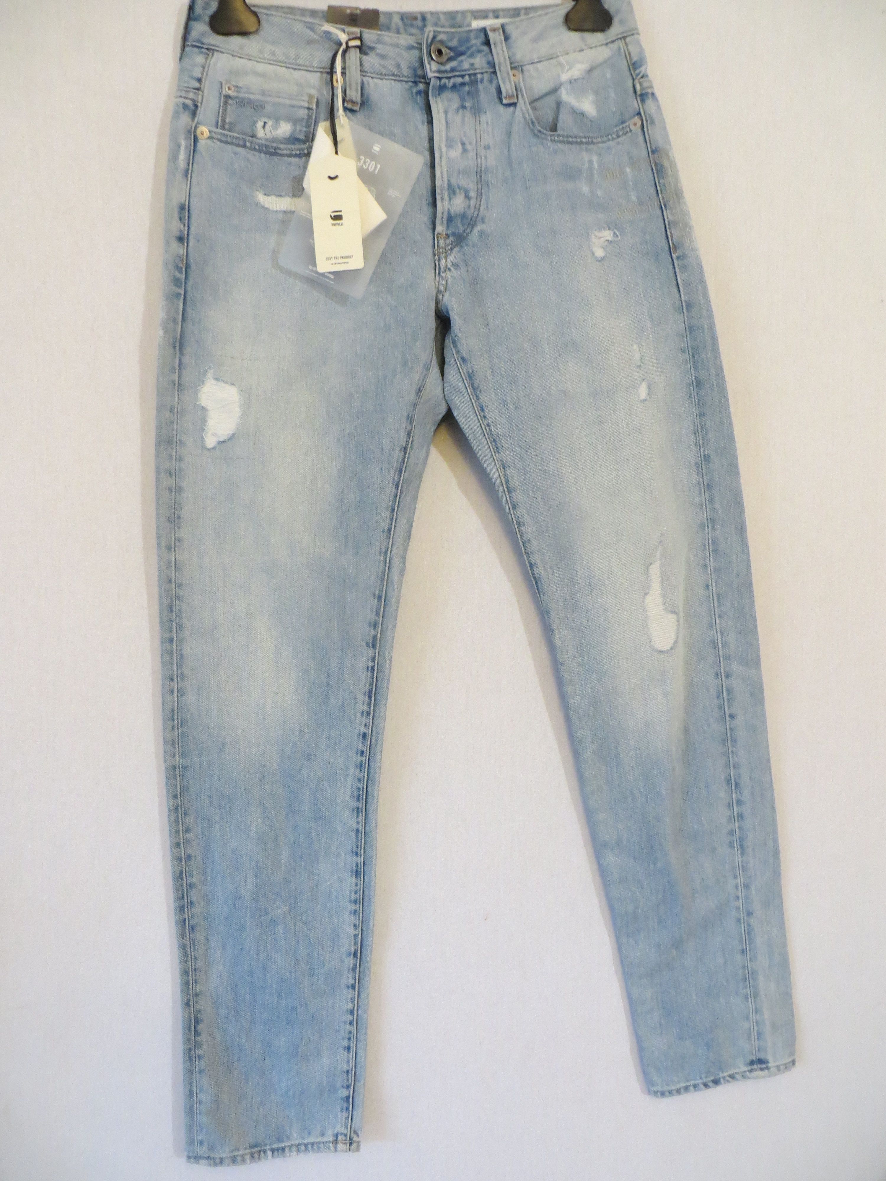 G-Star 3301 SLIM LT AGE4D RESTORED 90 JEANS Size US 29 - 1 Thumbnail