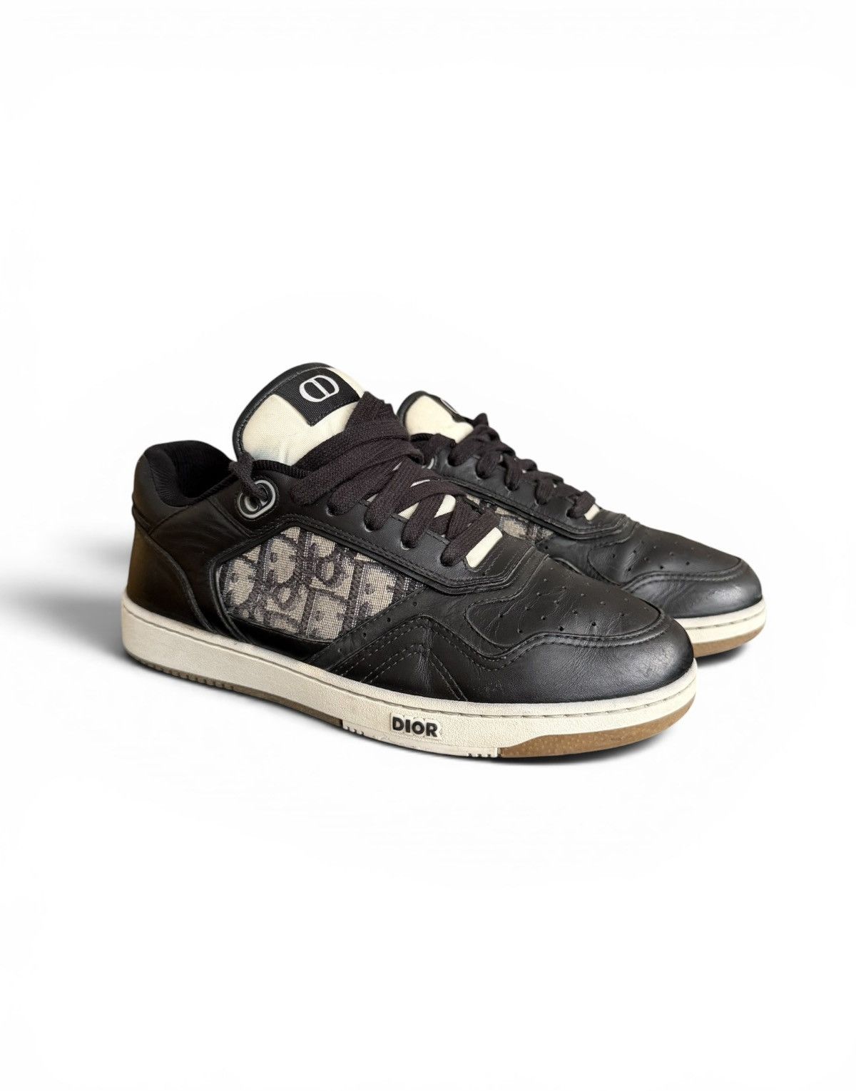 Dior Dior B27 Oblique leather sneakers Size US 6.5 / EU 39-40 - 1 Thumbnail