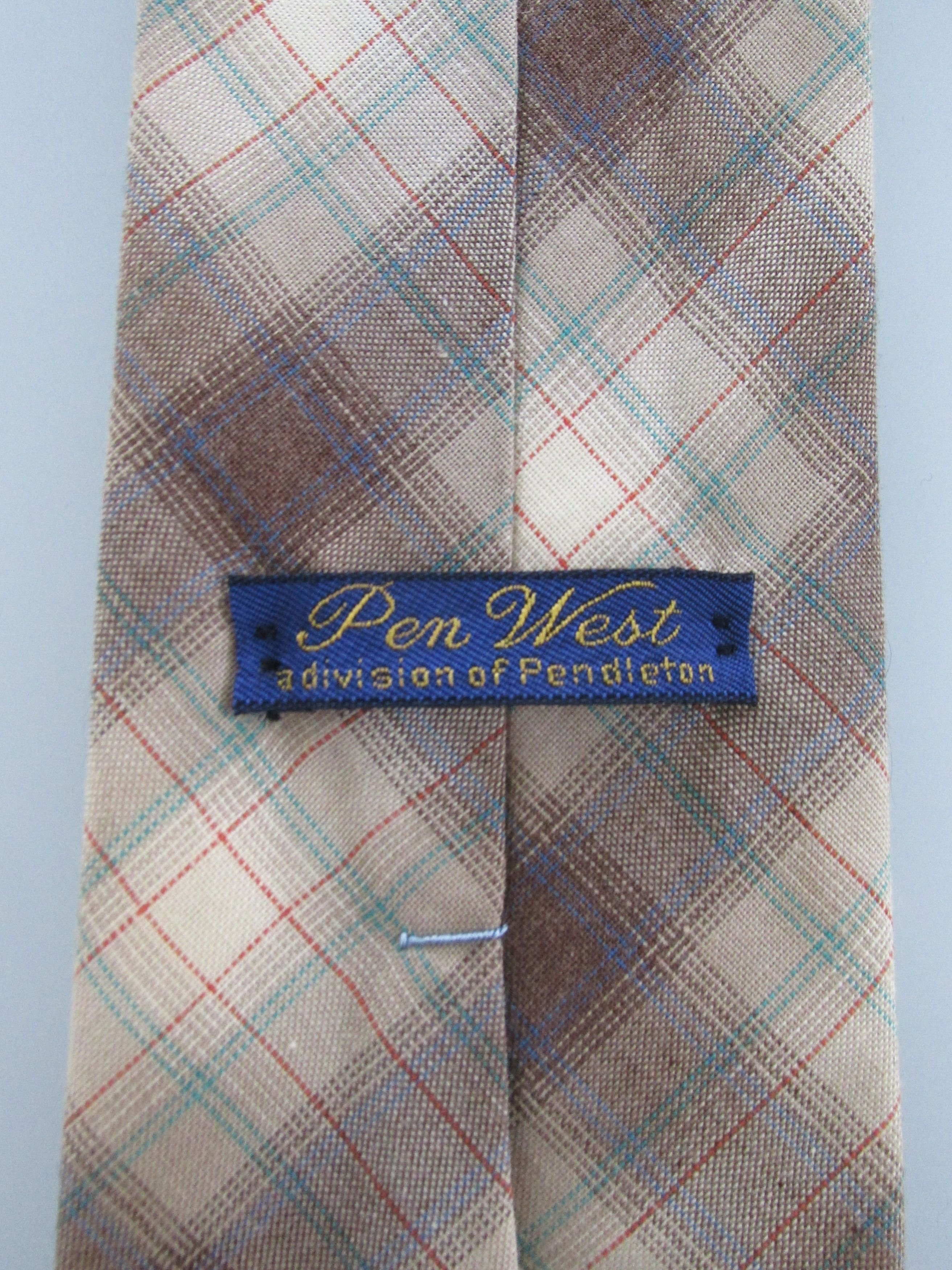 Vintage Pen West Pendleton Vintage Men's Tartan Plaid Tie Size ONE SIZE - 6 Thumbnail