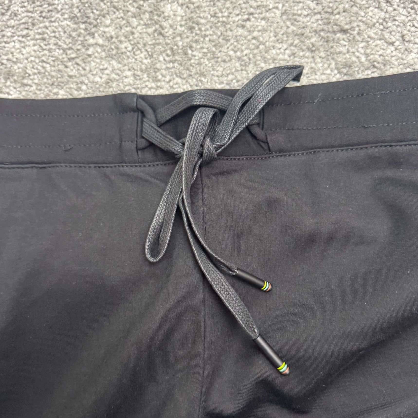 Vintage VINTAGE Betabrand All Day Chelsea Jogger Pants Womens XS Black Casual Stretch Tapered Knit Drawstring 2010s Womens Size 26" / US 2 / IT 38 - 5 Thumbnail