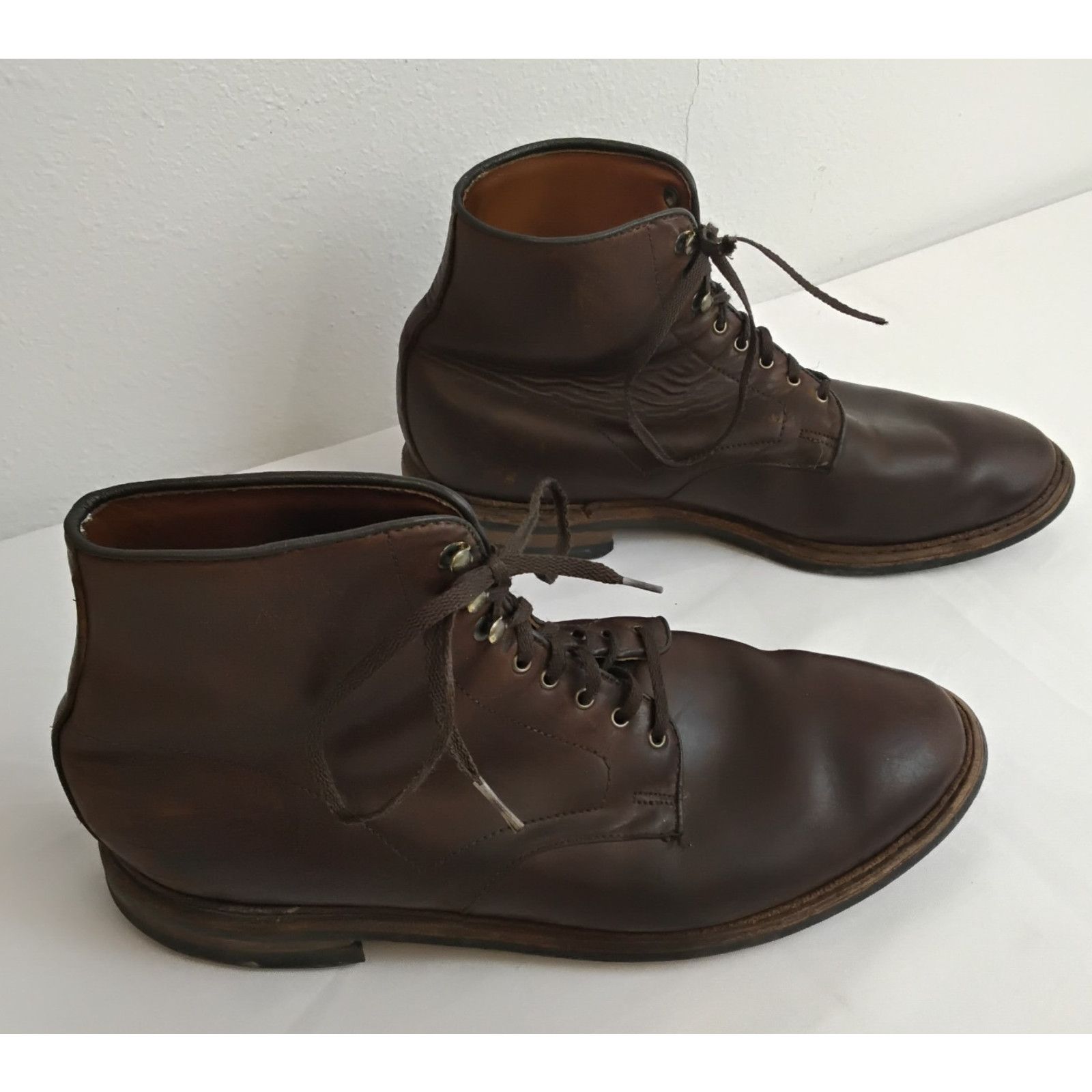 Allen Edmonds Allen Edmonds Higgins Mill Boot Men's 11.5 Brown Leather Size US 11.5 / EU 44-45 - 3 Thumbnail