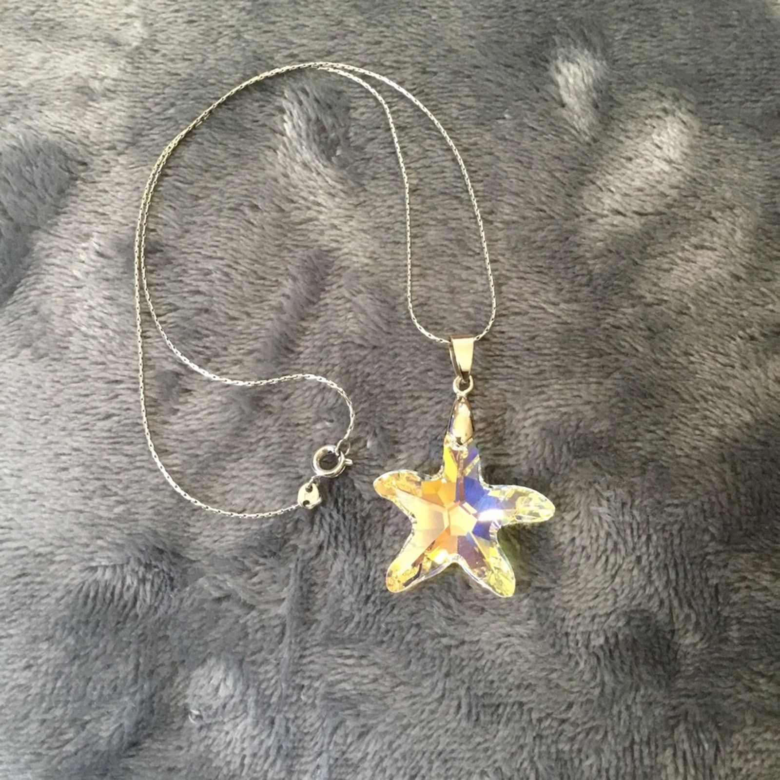 Other Silver Large Sparkle Star Necklace Size ONE SIZE - 3 Thumbnail