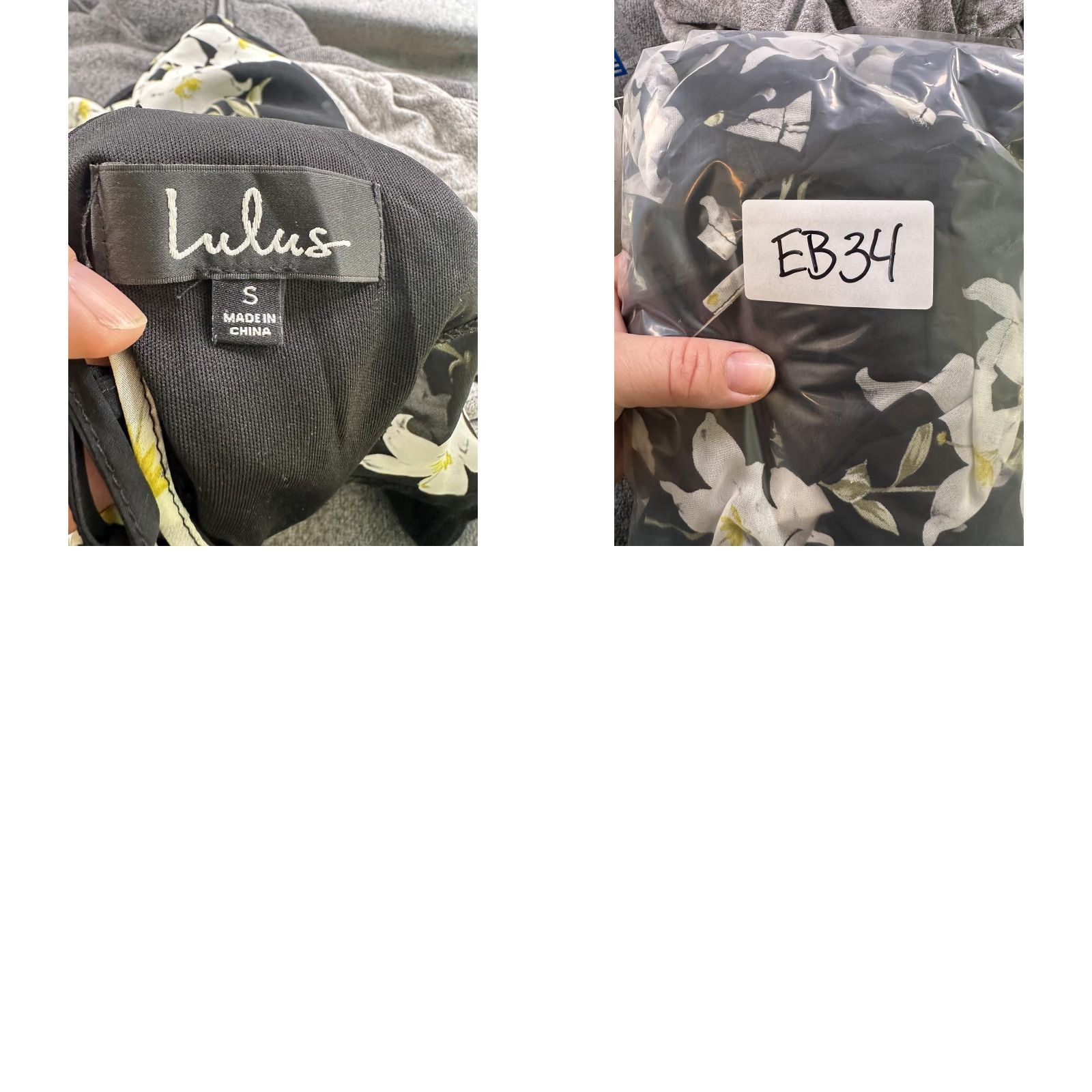 Lulus Lulus Dress Womens Small Black Floral Fit & Flare Lace Up Back Chiffon Sundress Size S / US 4 / IT 40 - 8 Thumbnail