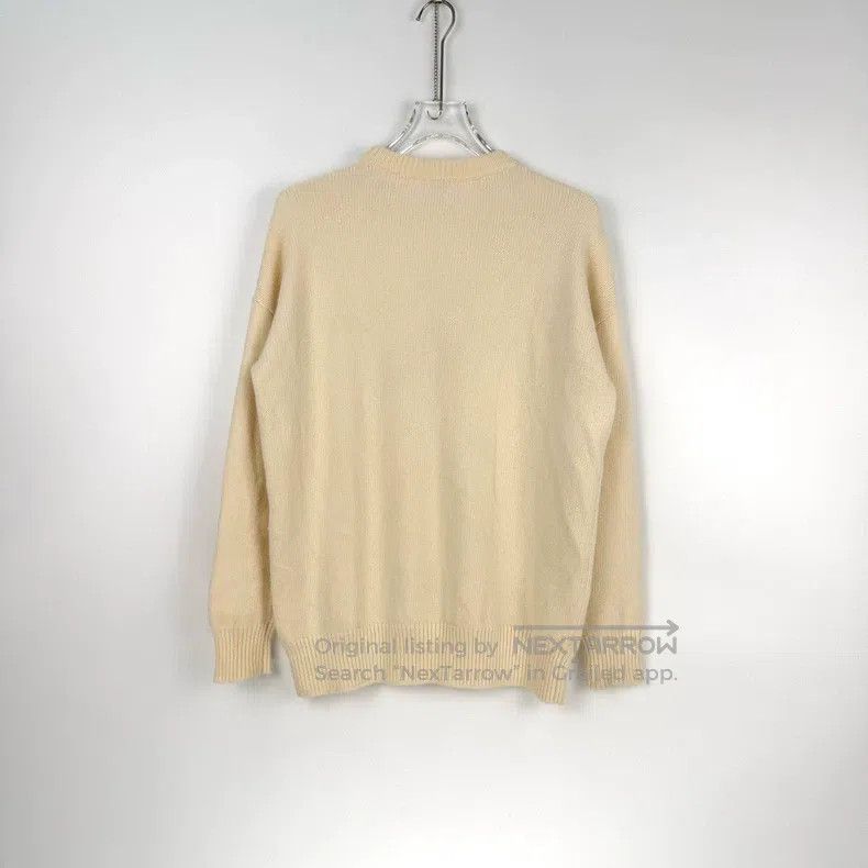 Loewe Loewe Beige heavy crystal embroidered logo wool sweater Size XS / US 0-2 / IT 36-38 - 4 Thumbnail