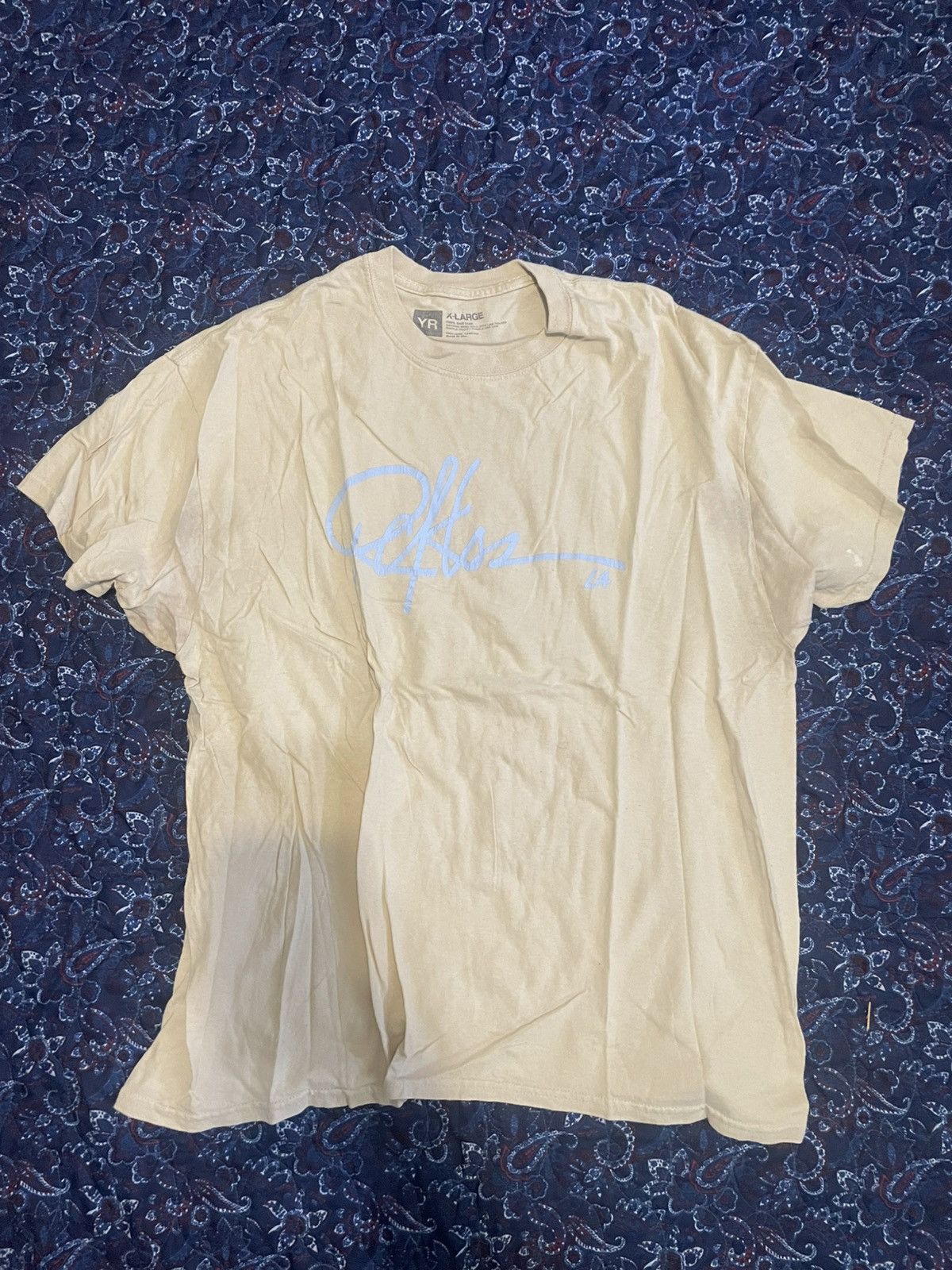 Young And Reckless YR Beige Tee Size US XL / EU 56 / 4 - 1 Thumbnail