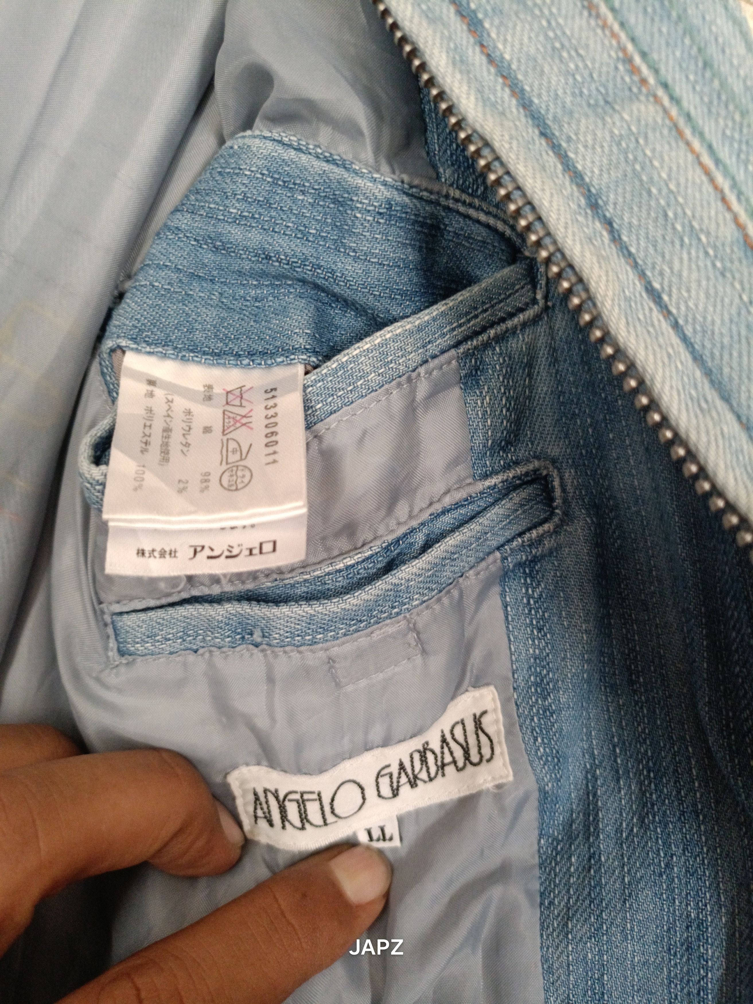Vintage Vintage Angelo garbassus embroidery denim jacket y2k Size US XL / EU 56 / 4 - 9 Thumbnail