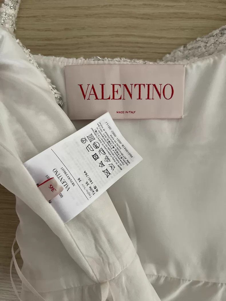 Valentino Valentino White woven sundress Size XS / US 0-2 / IT 36-38 - 3 Thumbnail