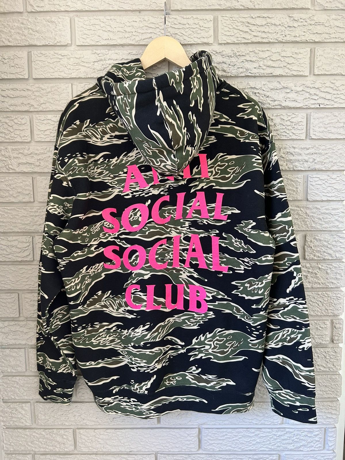 Anti Social Social Club Anti Social Social Club Tiger Camo Hoodie Rare Size US M / EU 48-50 / 2 - 4 Thumbnail
