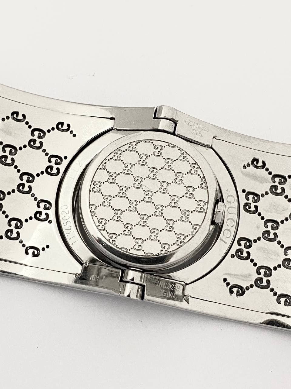 Gucci Gucci GG Logo Twirl Steel Quartz Bracelet Wrist Watch Y2K Size ONE SIZE - 12 Thumbnail