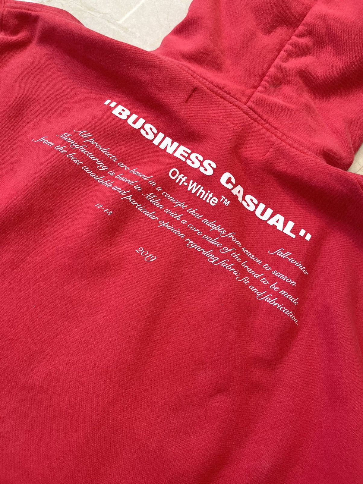 Off-White Off-White Bernini Hoodie Size US M / EU 48-50 / 2 - 12 Thumbnail