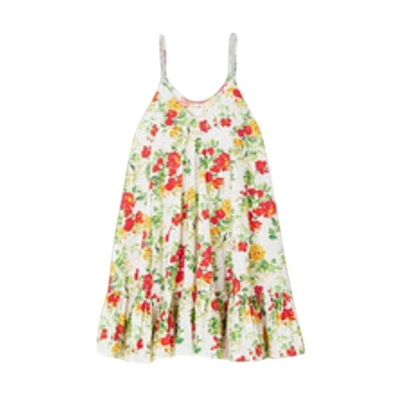 CAROLINE CONSTAS Laurel ruffled floral print cotton blend poplin mini dress Size L / US 10 / IT 46 - 1 Thumbnail