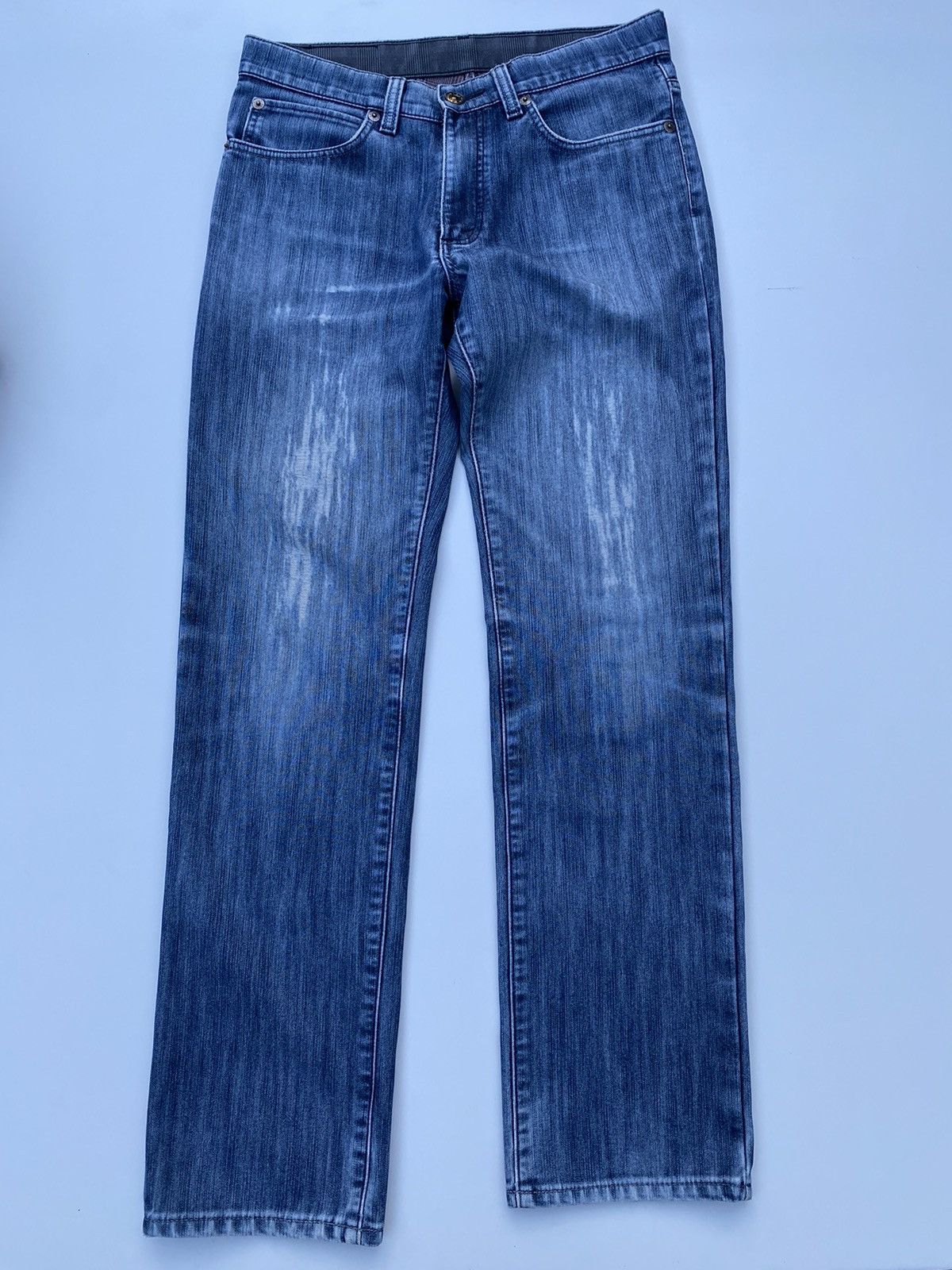 Edwin × Vintage Vintage Edwin Blue Distressed Denim Size US 33 - 1 Thumbnail