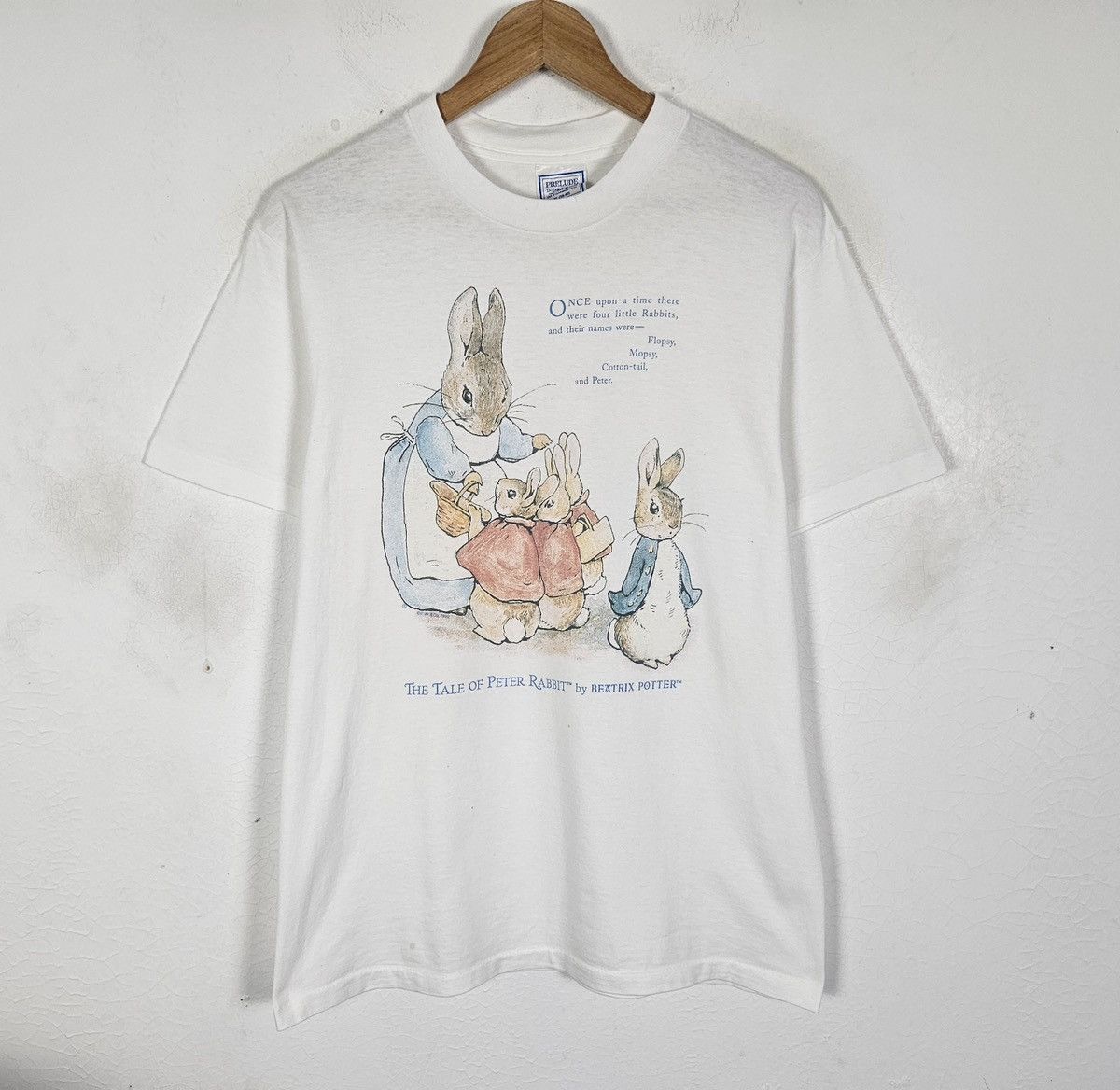 Vintage Vintage Peter Rabbit child fiction tee shirt Size US M / EU 48-50 / 2 - 2 Thumbnail