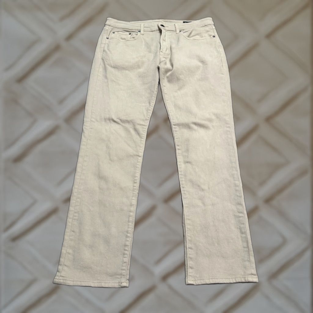 Bonobos VINTAGE Bonobos Slim Fit Denim Jeans Mens 34x32 Beige Cotton Blend Straight 5-Pocket Design USA Classic Designer Preppy Mens Size US 34 / EU 50 - 1 Thumbnail