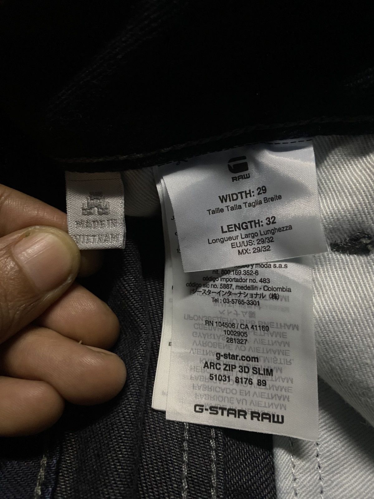 G-Star G-Star Raw 3D Curve Leg Tapered Denim Size US 30 / EU 46 - 9 Thumbnail