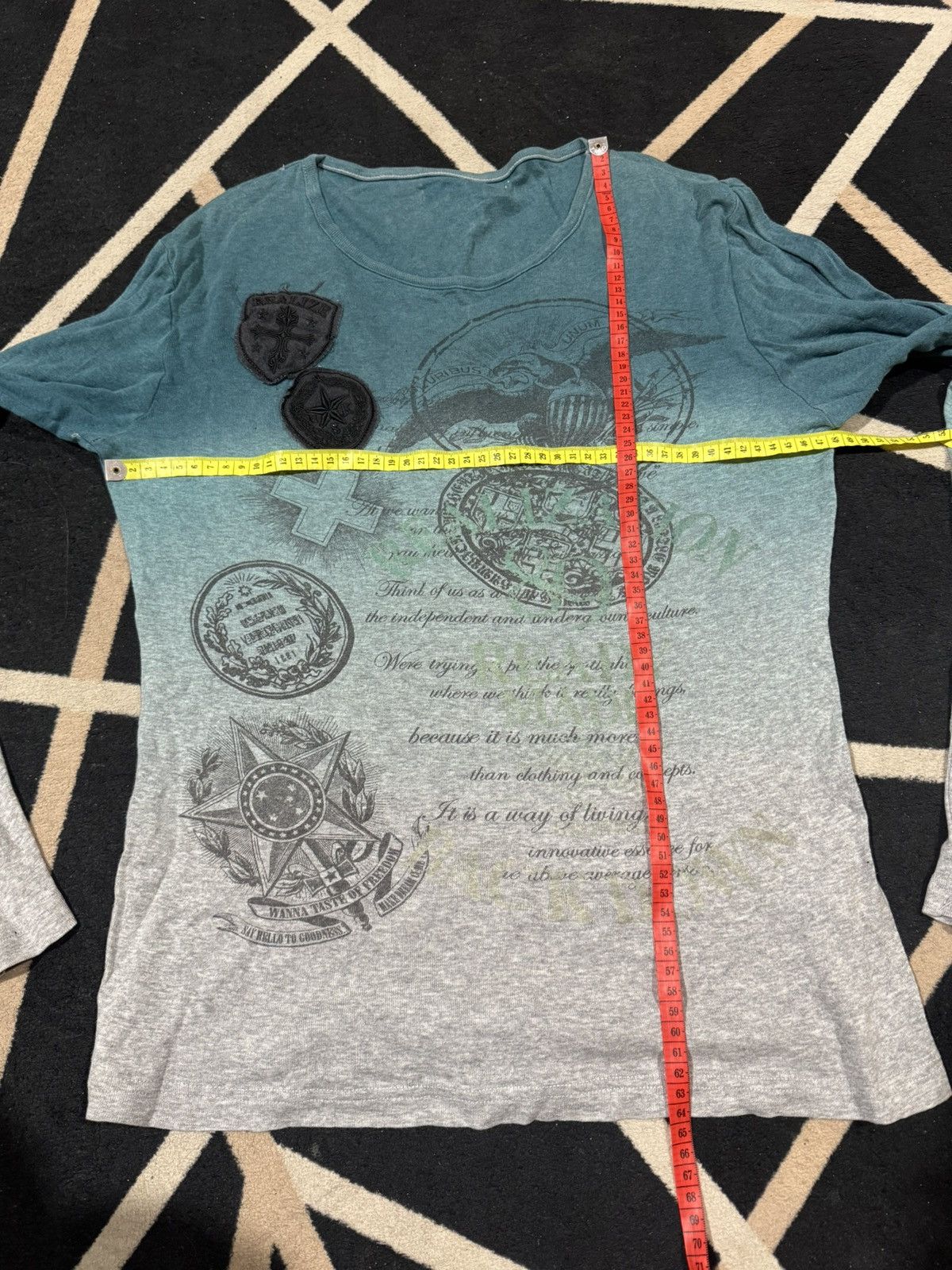 Tornado Mart Japanese Poem Long Sleeve Archived Styled Size US M / EU 48-50 / 2 - 5 Thumbnail