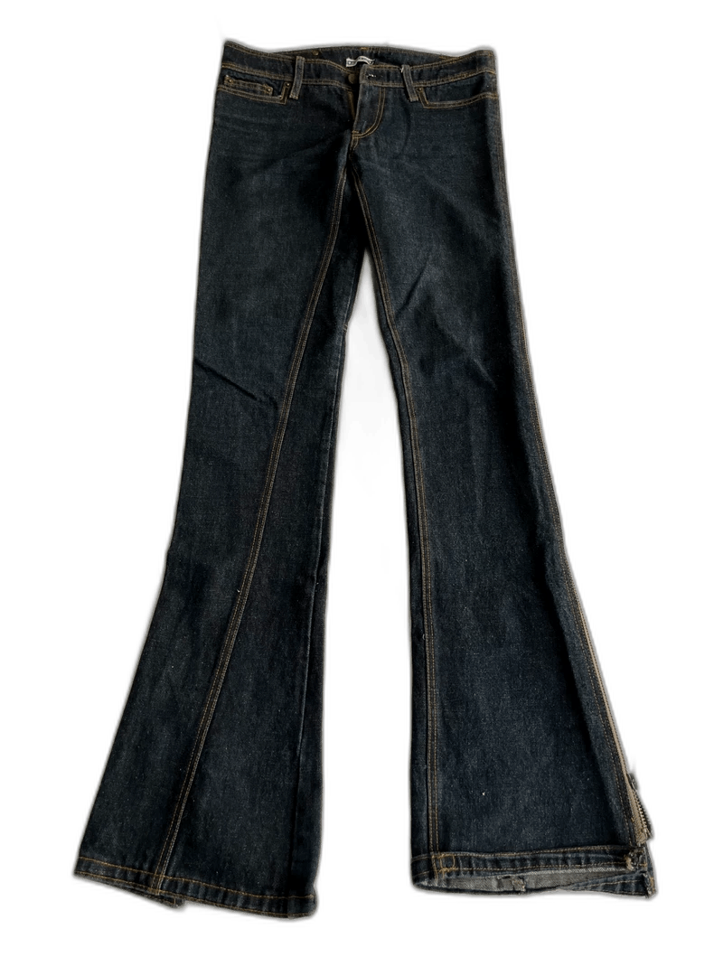 Yohji Yamamoto Vintage Deconstructed Zipper Jeans with Removable Legs-2506 Size 28" / US 6 / IT 42 - 1 Thumbnail