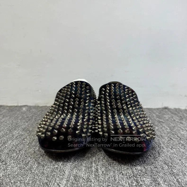 Christian Louboutin Christian Louboutin Spiked Leather Shoes. Size US 10.5 / EU 43-44 - 2 Thumbnail
