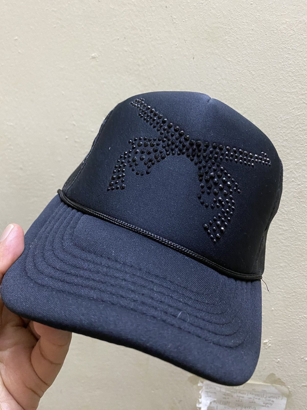 If Six Was Nine Rare Rhinestone Gun Cross Trucker Like ROAR Snapback Hat Size ONE SIZE - 1 Thumbnail