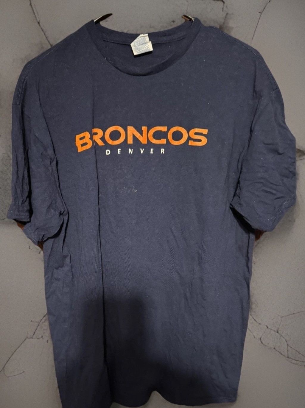 NFL Denver Broncos Short Sleeve T-Shirt Men's L Blue Size US L / EU 52-54 / 3 - 1 Thumbnail