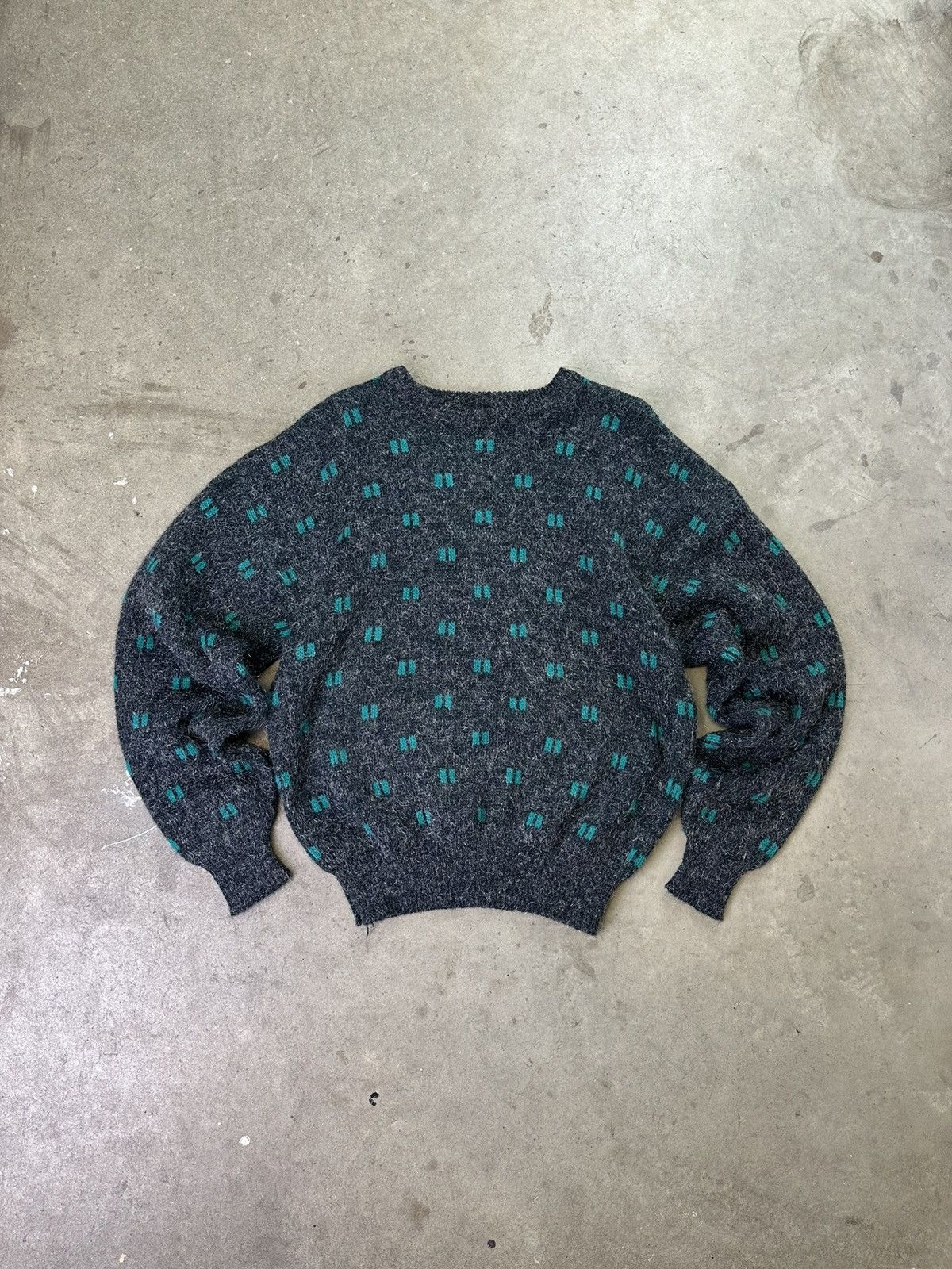 Sears × Vintage vintage 80s sears abstract pattern knit sweater medium Size US M / EU 48-50 / 2 - 1 Thumbnail
