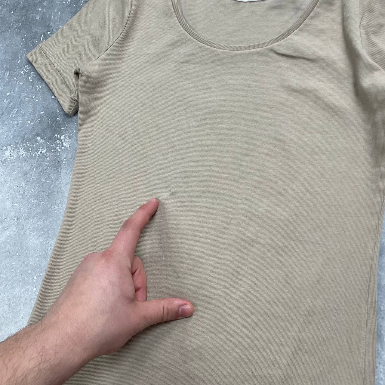 Other Lorena Antoniazzi Scoop Neck T Shirt Women’s Beige Size 44 Size M / US 6-8 / IT 42-44 - 15 Thumbnail