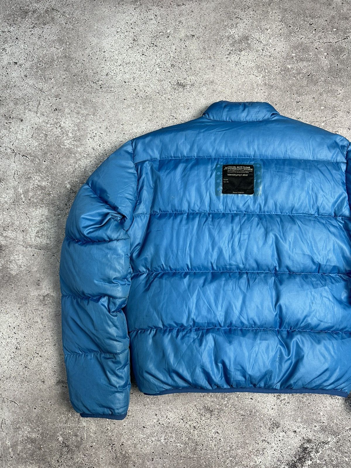 Diesel Vintage Diesel Bomber Puffer Jacket Cropped 90’s Blue Size US M / EU 48-50 / 2 - 14 Thumbnail