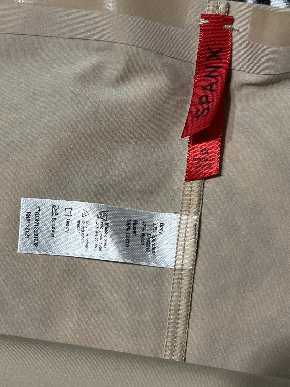 Domenico Spano Spanx High Waist Shaping Shorts in Nude, Size 3X Size 42" / US 20 - 3 Thumbnail