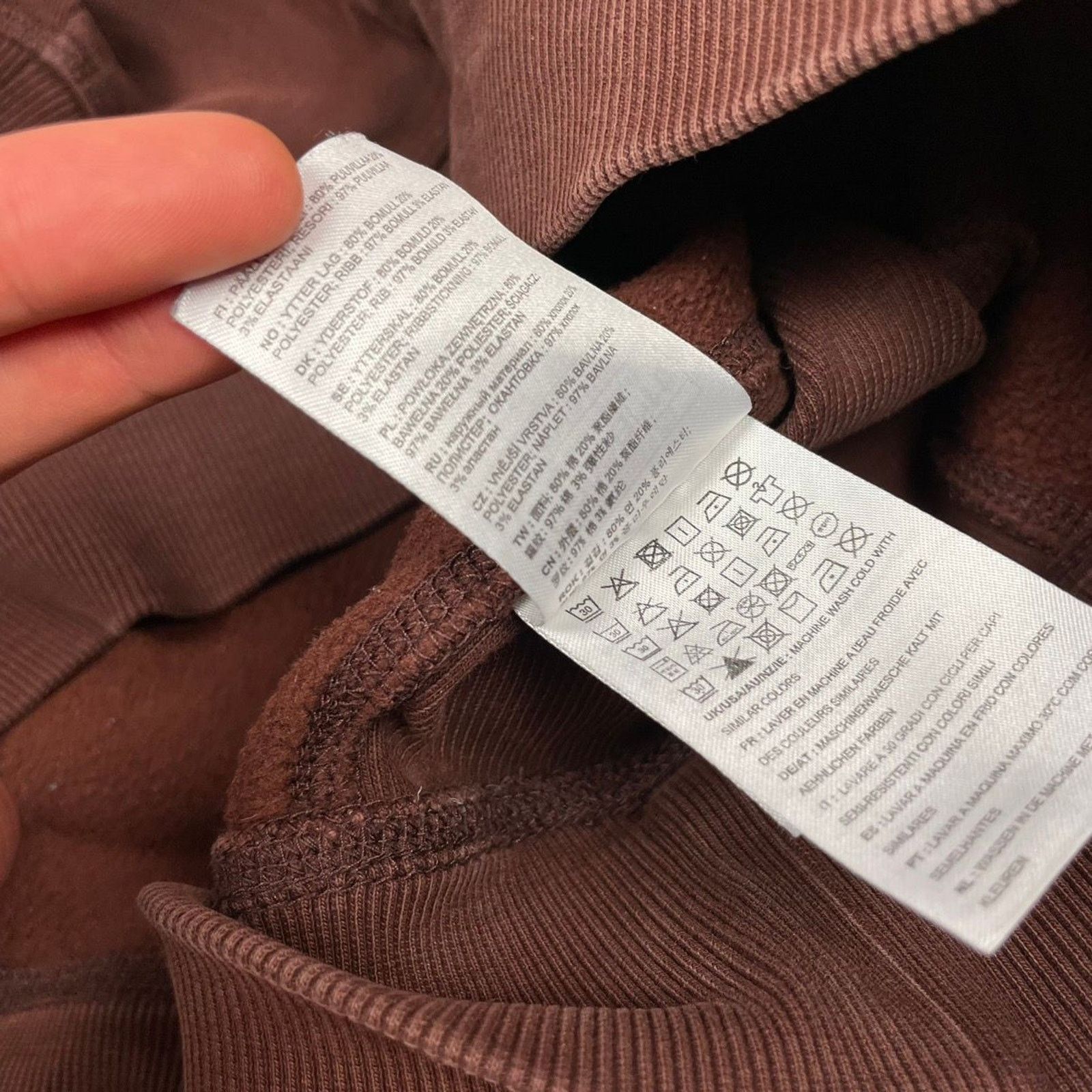 Carhartt Carhartt WIP Men's Brown Cotton American Script Sweatshirt M Size US M / EU 48-50 / 2 - 12 Thumbnail